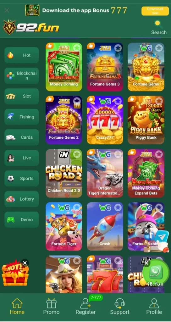 92Fun game